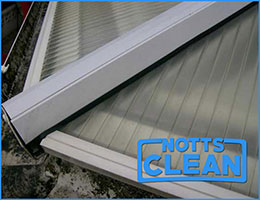 cleaner plastic conservatory roof in notts after