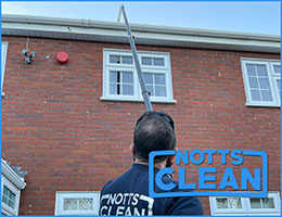 a cleaner window sill in mansfield nottinghamshire