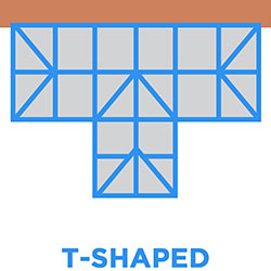 T SHAPE