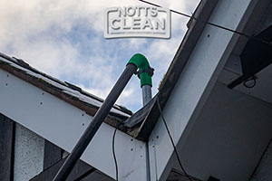 Gutter vacuum cleaning across Mansfield Nottinghamshire