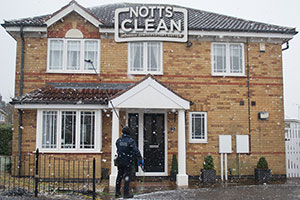 Domestic window cleaning in Mansfield Nottinghamshire